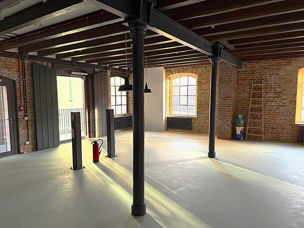 Entwurf und Ausführung des Cafe's für das Museum für Frühindustrialisierung am Engels-Haus , Wuppertal